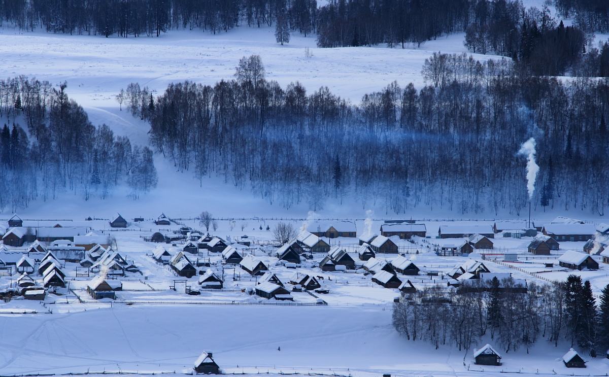 Winter in Hemu Village - Xinjiang, China